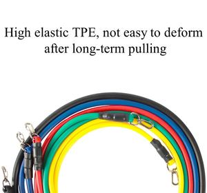 Di alta qualità 11 pz bande di resistenza per allenamento di resistenza pesante fisioterapia forma del corpo - Product Image 6