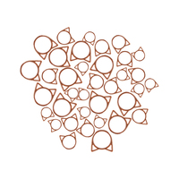40pcs Mignon Métal Design Fantaisie Tricotage à la Main Accessoires Marqueur de Point Coloré pour Fil à Tisser