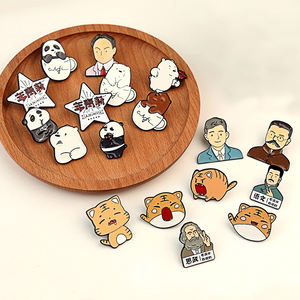 Badges personnalisés par le fabricant, en métal argenté, émail doux, badges d'anime, écologiques, couleur personnalisée, personnalisation en gros - Product Image 1