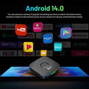 กล่องรับสัญญาณทีวี 2026 TV98 ATV MINI STB Quad Core 8K <span class=keywords><strong>USB</strong></span> 3.0 BT พร้อมรีโมทสั่งงานด้วยเสียง กล่องสมาร์ทมีเดียเพลเยอร์ รองรับ <span class=keywords><strong>Google</strong></span> <span class=keywords><strong>Chromecast</strong></span> ระบบปฏิบัติการ Android 14 - Product Image 3