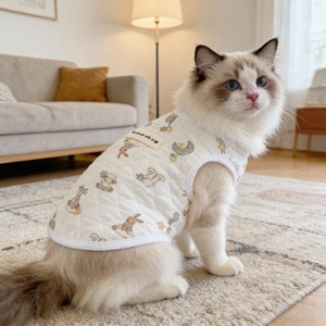 [618] <b>Cat</b> clothing dropshipping thin vest, dog sun protection vest, cute anti-shedding dog <b>clothes</b>, small dog <b>clothes</b> - Product Image 1