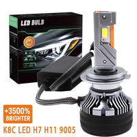 FSYLX K8C Bombillas LED para Faros de Coche 150W 20000LM 6000K Canbus Foco LED para Coche H11 H4 H7 9005 9006 Focos LED para Auto H4