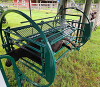 Équipement d'élevage pour le bétail : Caisse de manutention pour moutons, Corral de contention pour chèvres avec roues, en fer thermolaqué