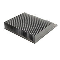 Radiateur à ailettes en aluminium usiné CNC de précision, personnalisé en usine