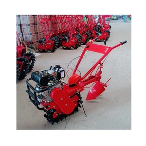 7HP 8HP Chain Track Tiller Multifunctional Chain Track <b>Micro</b> Tillage <b>Machine</b> Mini Rotary Tiller Gasoline Diesel Power Tiller - Product Image 4