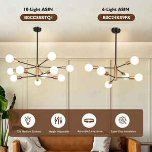 Luminaires suspendus sur mesure pour grands projets de décoration intérieure, hôtel, villa, lustre moderne à LED - Product Image 2
