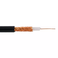 Câble coaxial flexible HD SDI 3G fin SYV75-5 50/5 1 RG6 75 Ohm pour vidéosurveillance, conducteur en cuivre massif, gaine PVC/PE, 100M