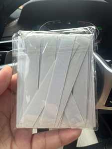 Papel y Película Adhesiva Transparente Antideslumbrante de Doble Cara Invisible para Cuellos de Camisas con Velcro - Product Image 3