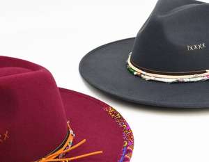 หมวกเฟโดร่าทรงวินเทจ LR315B3 สไตล์ยุโรปใหม่  งานแฮนด์เมด  สำหรับฤดูใบไม้ร่วงและฤดูหนาว  ปีกกว้าง  แบบอังกฤษ  สำหรับงานทางการ - Product Image 5