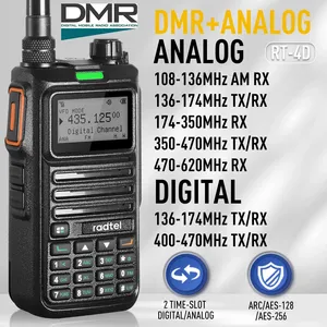 Radtel RT-4D chế độ kép kỹ thuật số DMR Walkie Talkie <span class=keywords><strong>Analog</strong></span> hai cách ham cho đài phát thanh với 1024 kênh khe thời gian kép cho tầng 1 + 2 - Product Image 4