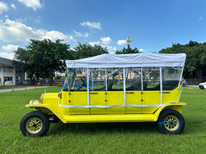 Fabricante de Alta Calidad, Auto Eléctrico Clásico de 8 Plazas, Estilo Vintage, para Turismo, Autos Clásicos Nuevos - Product Image 5