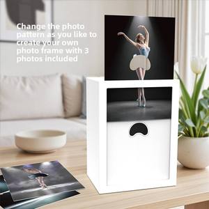 ของขวัญสำหรับครูสอนบัลเลต์ กรอบรูป LED กล่องใส่กระดาษทิชชู ไฟกลางคืนรูปเงาบัลเลริน่าสุดหรู สำหรับตกแต่งห้องเรียนเต้นรำ - Product Image 5
