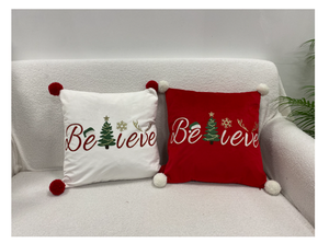 Nouvel oreiller de Noël gonflable personnalisé en forme de bonhomme de neige, maison, renne, flocon de neige, arbre de Noël, croyance en Noël - Product Image 4