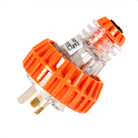 Prise industrielle CHENF IP66 résistante aux chocs et étanche, série 56, norme australienne 3P 10A 250V, 56P315, robuste, anneau orange