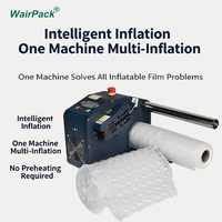 Machine à coussin d'air haute vitesse WairPack avec affichage numérique, gonfleur automatique de film PE et bouton d'arrêt d'urgence