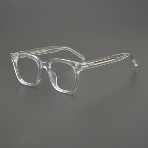 Lunettes de vue carrées tendance faites à la main South Side N avec montures en acétate, design GM, verres optiques sur ordonnance <span class=keywords><strong>pour</strong></span> <span class=keywords><strong>myopes</strong></span> - Product Image 1