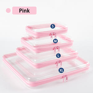 קופסת אחסון שקופה וקלת משקל מ-PET עם רוכסן בהתאמה אישית, במחיר מפעל, OEM - Product Image 2