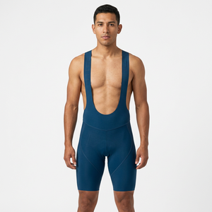 Pantalones Cortos de Ciclismo para Hombre, Ajustados, de Spandex y Nailon, Sin Costuras, Teñidos, de Longitud Corta, para Adultos, en Negro, Gris, Azul y Blanco - Product Image 4