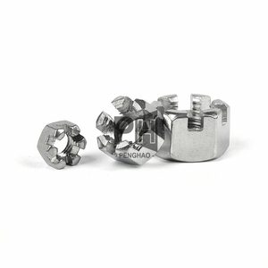 Antióxido <span class=keywords><strong>de</strong></span> acero inoxidable GB6178 304/316, cabeza hexagonal <span class=keywords><strong>de</strong></span> bloqueo redondo ranurado, tuerca <span class=keywords><strong>de</strong></span> corona <span class=keywords><strong>de</strong></span> <span class=keywords><strong>Castillo</strong></span> ranurada hexagonal, tuercas ranuradas - Product Image 3