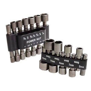 Yunbei YB Power Nut <b>Socket</b> Set 5-13mm Hex 1/2 In Drive Chrome Plated Industrial Automotive Repair Tools - Product Image 4