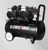 Compresseur d'air à piston stationnaire 50L, pompe à air haute pression, machines d'emballage, outils pneumatiques, gonflage de pneus, pulvérisation, nettoyage