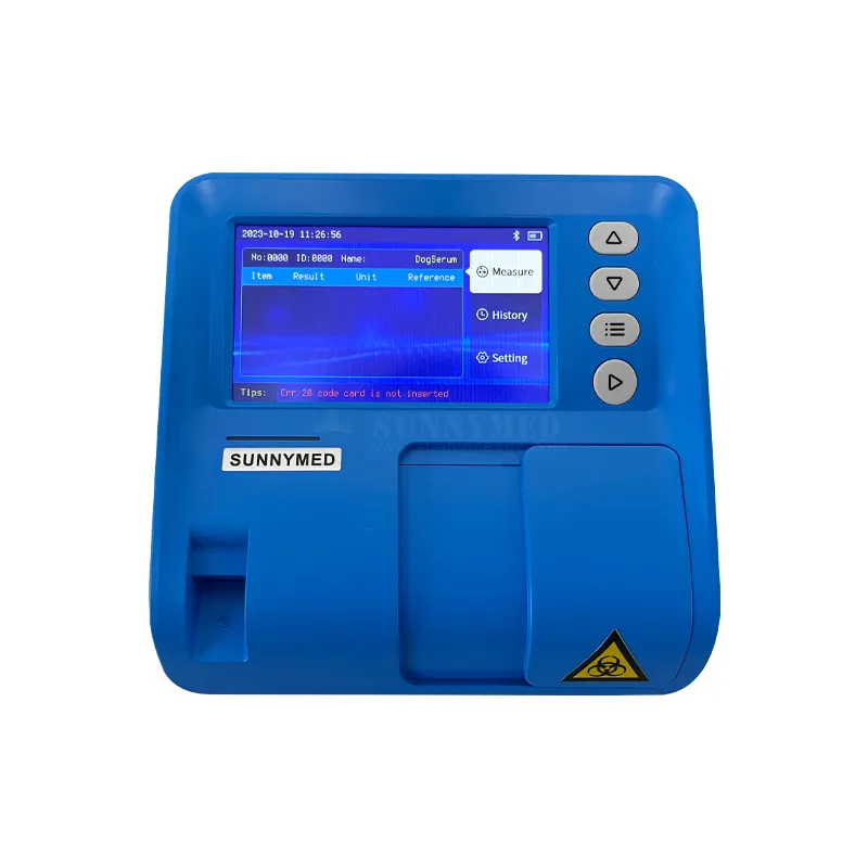 Compass2000 Portátil veterinário 4.3 polegadas Touch Screen sangue análise analisador bioquímico seco