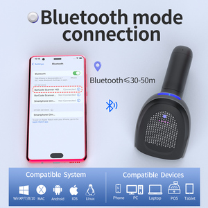 เครื่องอ่านบาร์โค้ดไร้สาย Xincode GT-1502C แบบมือถือ OEM สแกนเนอร์ QR บาร์โค้ด สแกนบาร์โค้ด 1D 2D สำหรับซูเปอร์มาร์เก็ตและโลจิสติกส์ - Product Image 4