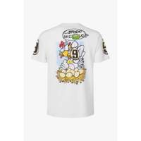 T-shirt blanc à manches courtes 100% coton, prix raisonnable, vêtements officiels VR46, mode sportive, Championnat du Monde Illimité 2004