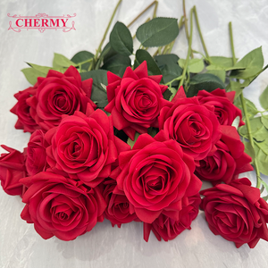 <span class=keywords><strong>Fiori</strong></span> Artificiali Dalian Chermy DC165, Rose in Lattice Rosa, Bianche <span class=keywords><strong>e</strong></span> Rosse al Tatto Realistico, Decorazioni per Matrimoni - Product Image 4