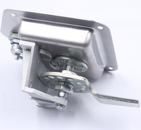 Cylindres de serrure pour boîte à outils de camion et de camping-car en acier inoxydable DL858-8, poignée de compression pliable pour remorque, loquet de panneau à palette, tiroir de camionnette