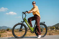 Vélo électrique de ville EU stock C100 Plus 250W 36V Batterie 13Ah Shimano 7 vitesses StVZO Vélo électrique urbain certifié CE RoHS