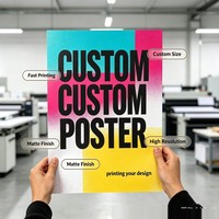 Affiche Imprimée Numérique Grand Format A0 A1 A3 A4 pour Publicité Extérieure Murale – Service d'Impression Artistique d'Affiches
