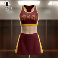 Uniforme de Porristas para Competición All-Star, Sublimación Personalizada, Venta al Por Mayor Directa de Fábrica, Diseño Gratuito, Pedido en Lote para Equipos, Rendimiento 2026