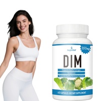 Complément DIM à Marque Blanche OEM 200mg Diindolylméthane pour un Métabolisme Sain des Estrogènes et l'Équilibre Hormonal pour Femmes et Hommes