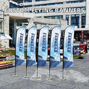 Banners Personalizados en Forma de Lágrima de Producción Rápida para Campañas de Marketing y Eventos Urgentes - Product Image 2