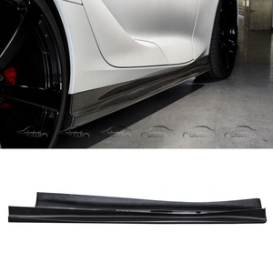 2019+ for Toyota Supra GR A90 A91 MK5 Exterior Accessories Sports Design Carbon Fiber <b>Step</b> <b>Bar</b> 3D Style Carbon Side Skirts CF - Product Image 3