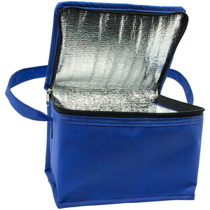Sac isotherme réutilisable personnalisé avec logo, fermeture éclair, poignée moyenne, capacité 6 canettes - Product Image 4