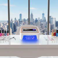 Lampe à ongles automatique à design personnalisé, utilisation en salon et à domicile, professionnelle, sans fil, rechargeable, séchage rapide, haute puissance, gel à ongles