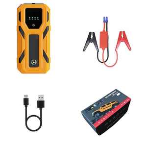 Arrancador DE EMERGENCIA NCFKOS 800A 12V Banco de energía portátil con linterna LED, abrazaderas antichispas y adaptador de cargador de coche - Product Image 6