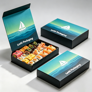 Caja <span class=keywords><strong>de</strong></span> Cartón para Sushi al por Mayor, Caja <span class=keywords><strong>de</strong></span> Sushi Desechable <span class=keywords><strong>con</strong></span> Logotipo Personalizado Impreso, Caja <span class=keywords><strong>de</strong></span> Sushi para Llevar <span class=keywords><strong>con</strong></span> División - Product Image 2