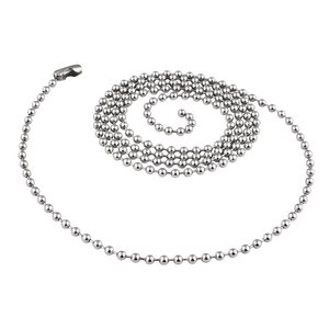 SSTEEL 2 mm X 70 cm <b>Ball</b> <b>Chain</b> Beading Supplies - Product Image 1