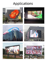 ZAXTEAM Pantalla LED para exteriores Sistema de control NovaStar P3 P4 P5 Módulo de panel LED Cartelera para pantalla de Visualización de publicidad Pared LED