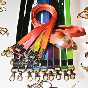 <b>Custom</b> Sublimation Breakaway <b>Keychain</b> Badge Lanyards Nylon Logo In-Stock Plain Blank Polyester Lanyard for Promotional Use - Product Image 3