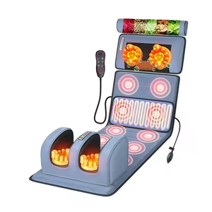 2026 Bestseller Ganzkörper-Rücken-Massagekissen für Zuhause und Büro Shiatsu Elektrische Bettmassagematte mit Heizfunktion - Product Image 1