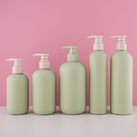 Shampooing naturel et revitalisant à couleur basse quantité minimale de commande, lotion à pompe, presse à crème, épaules arrondies, ensemble de cosmétiques, bouteilles, vente en gros