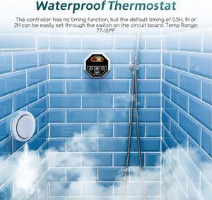 STCMOET Generator uap <span class=keywords><strong>Hammam</strong></span> Turki, Generator Shower Sauna rumah mandi uap Spa dengan pengeringan sendiri 9KW - Product Image 5