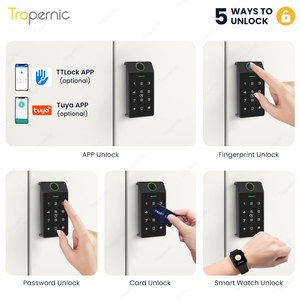 Câu lạc bộ thể dục Locker khóa kỹ thuật số Keyless điện tử Locker khóa mật khẩu bàn phím an Ninh Vân tay an toàn Locker ổ khóa - Product Image 2