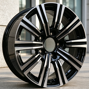 Jantes en alliage d'aluminium hors route Hyper Black neuves de 17/18 pouces 5x150 pour Sequoia et SUV - Product Image 5