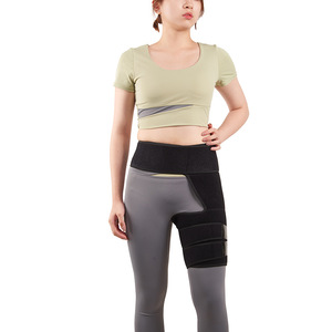 HKJD <strong>Thigh</strong> <strong>Support</strong> and Hip Brace Compression Wrap for <strong>Thigh</strong> Pain Relief Groin Belt Neoprene Hip <strong>Thigh</strong> <strong>Support</strong> - Product Image 3