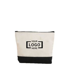 กระเป๋าผ้าแคนวาสพิมพ์โลโก้ตามสั่ง สำหรับใส่เครื่องสำอางหรืออุปกรณ์เครื่องเขียน เหมาะสำหรับแจกเป็นของขวัญส่งเสริมการขายสำหรับธุรกิจ - Product Image 2